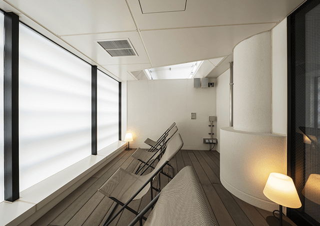 走廊之汤/室外空气浴空间