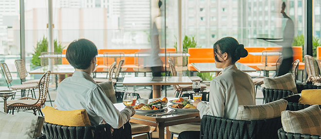本大厦10F屋顶餐厅