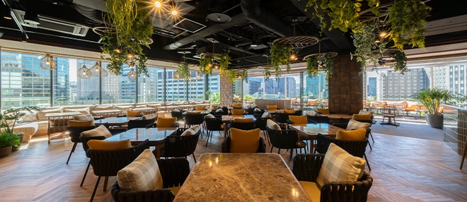 本大厦10F屋顶餐厅