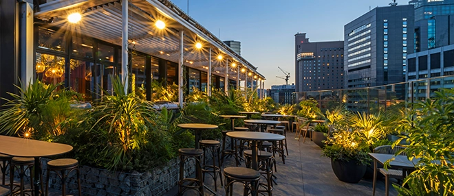 我们大楼10楼的Roof Top Bar piro