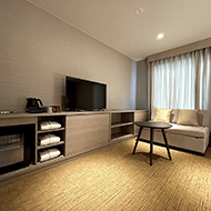 【最多入住3人】双床（床宽120cm×2张＋沙发床）