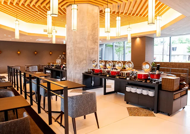 朝食ビュッフェ