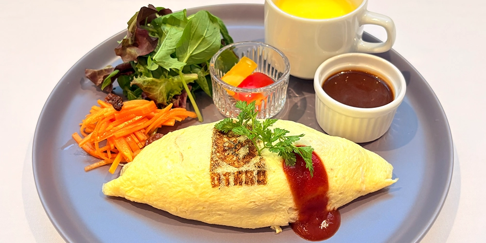 北海道产下川60酵素鸡蛋的蛋包饭