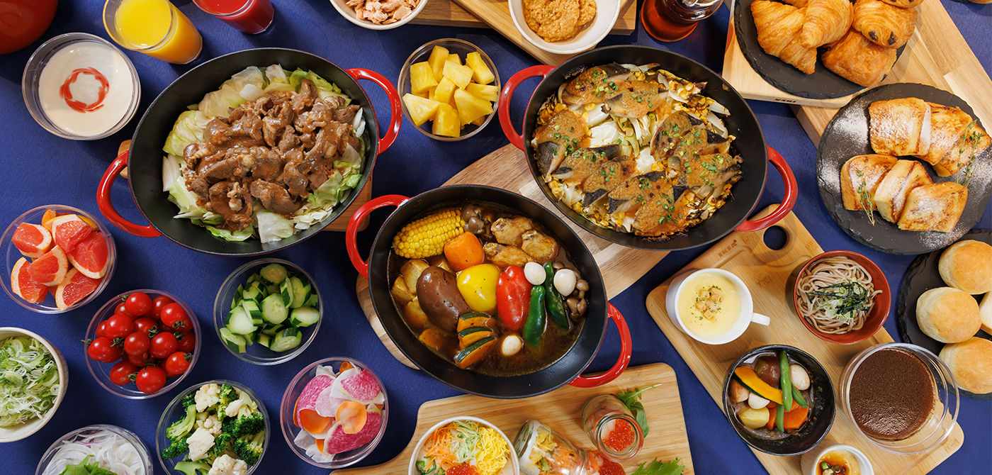 朝食ビュッフェ