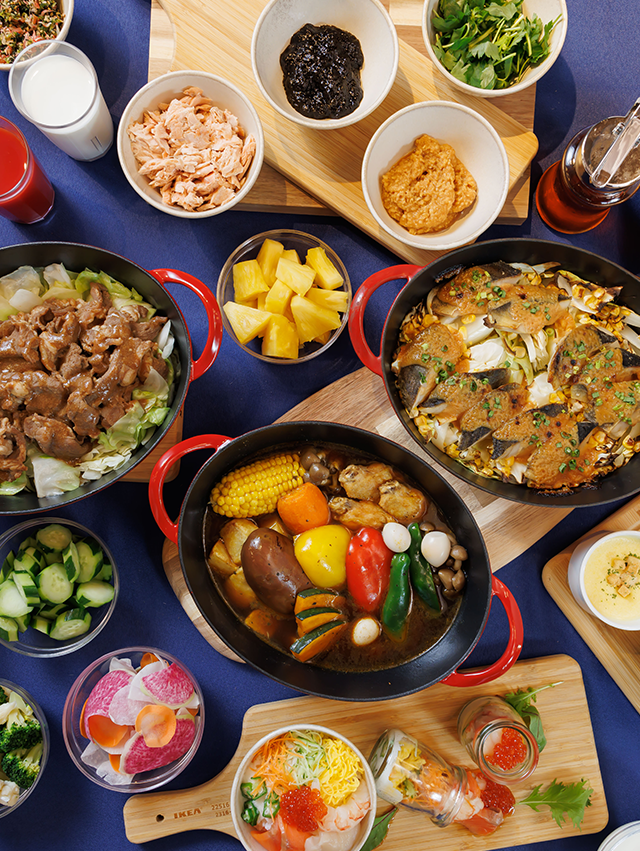 朝食ビュッフェ