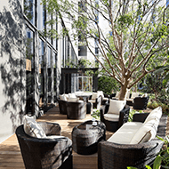 1F现场咖啡G/露台席位